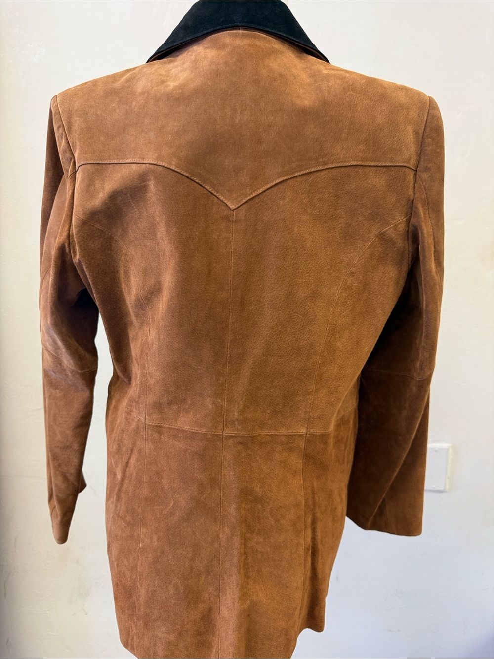 Vintage Cripple Creek Genuine Leather Suede Western Blazer Jacket Women’s M Brow - Picture 3 of 17